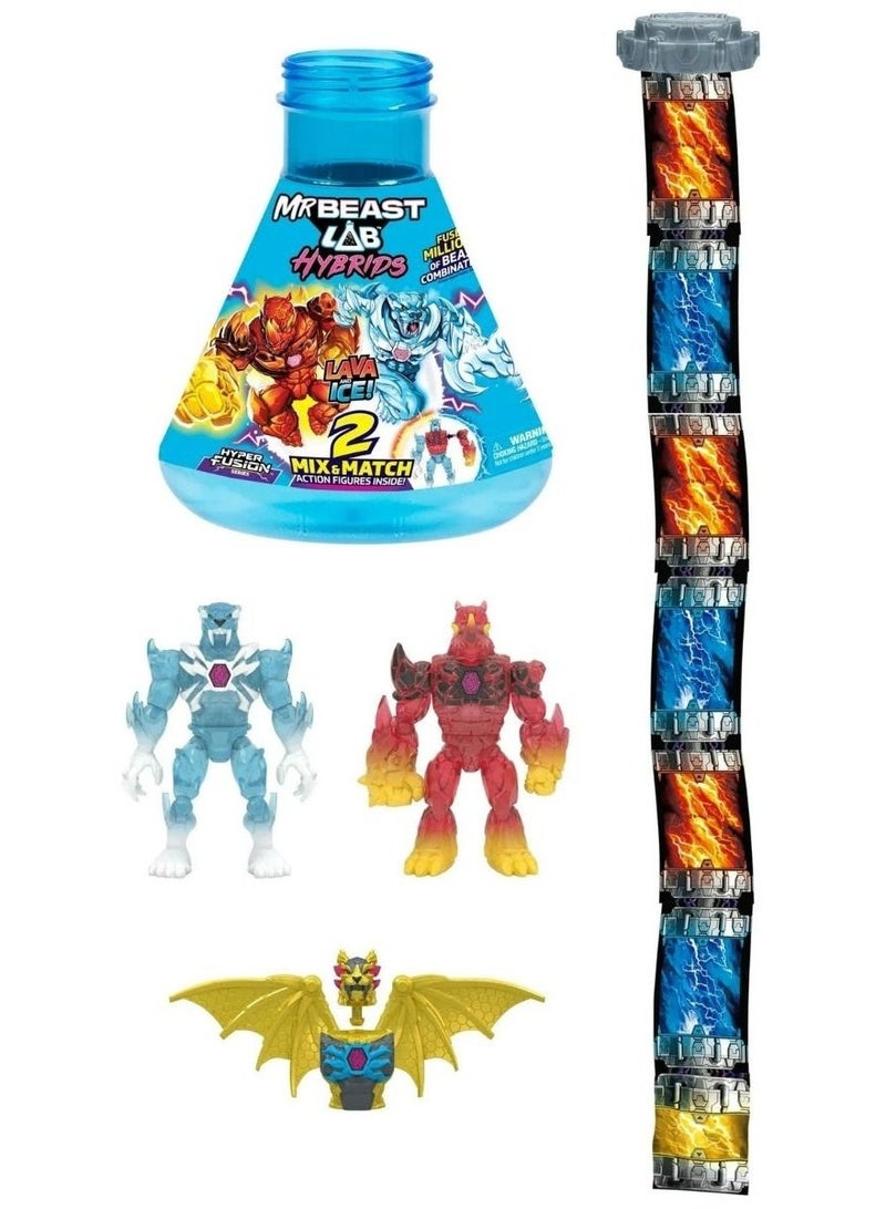 MrBeast Lab Hybrids Mega Pack Lava and Ice Action Figure - Image 3